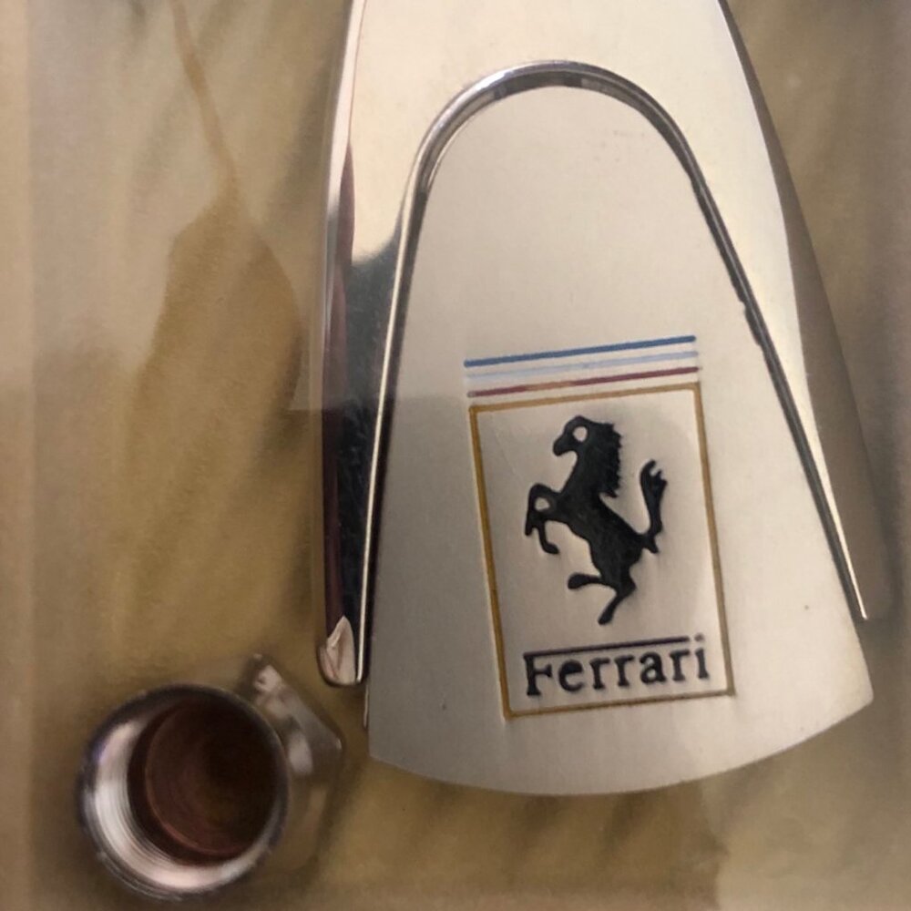 Ferrari Key Holder & 4 Decorative Valve Caps